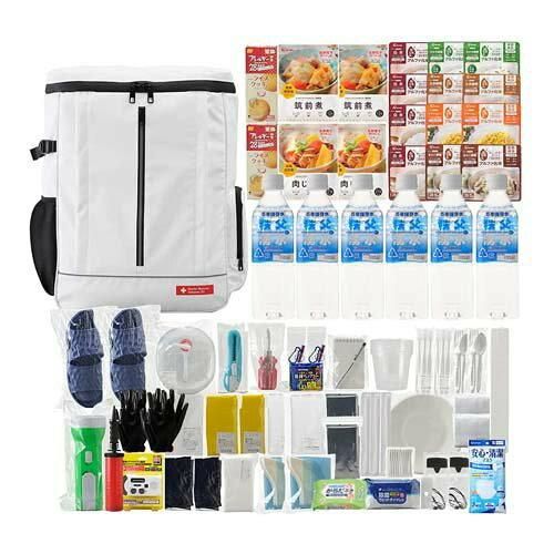 アイリスオーヤマ 防災セット 食品付き 2人用 67点 NBS 2 67 簡易トイレ マスクあり 災害セット 非常用 保存食 保存水