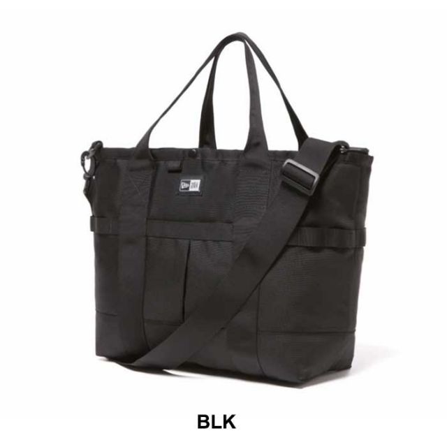 ニューエラ トートバッグ NEWERA TOTE BAG 22L 11404124 2WAY 22L ブラック 撥水 PC収納付き ショルダー兼用 鞄 カバン bag バック 240305