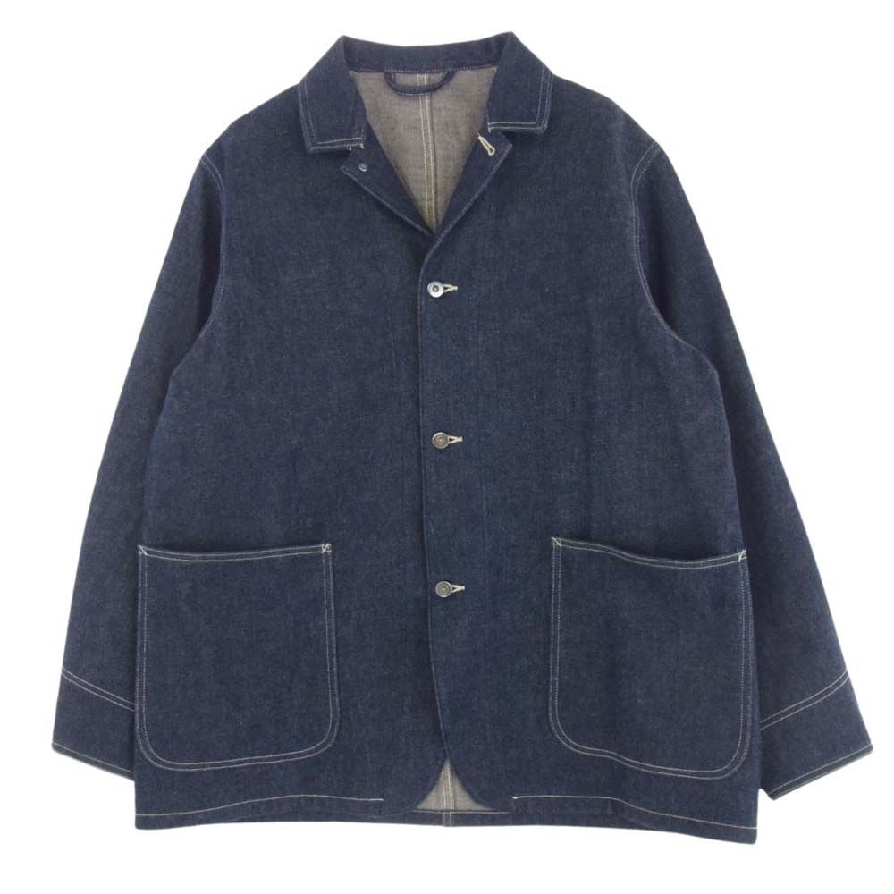 マーティーアンドサンズ MAATEEu0026SONS デニムジャケット MT3103-0906 COVERALL JACKET カバーオール デニム ジャケット インディゴブルー系 2【中古】