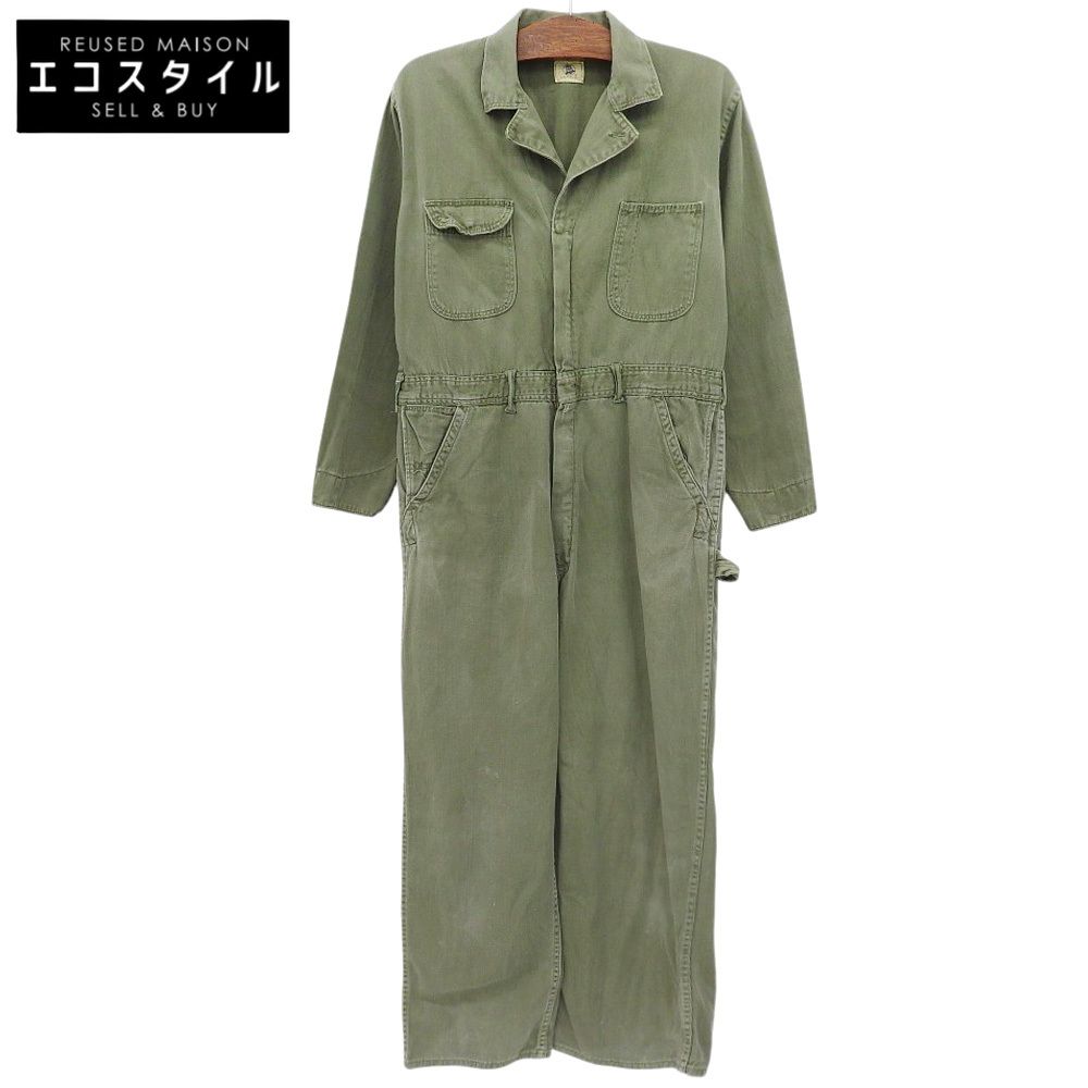 VINTAGE ヴィンテージ ヴィンテージ VINTAGE 60 S PRENTICE 片爪ジッパー ジャンプスーツ メンズ カーキ 42 42