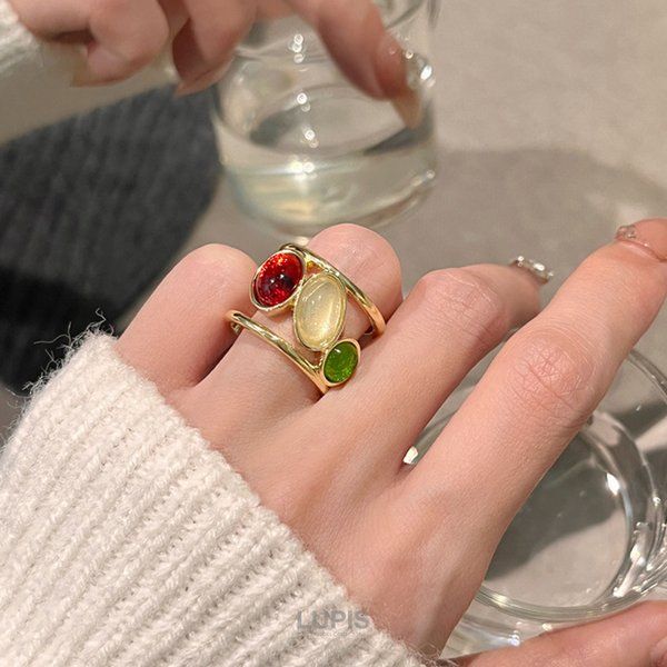 agete アガット k10 ハーフエタニティ ダイヤモンドリング 7号 良品