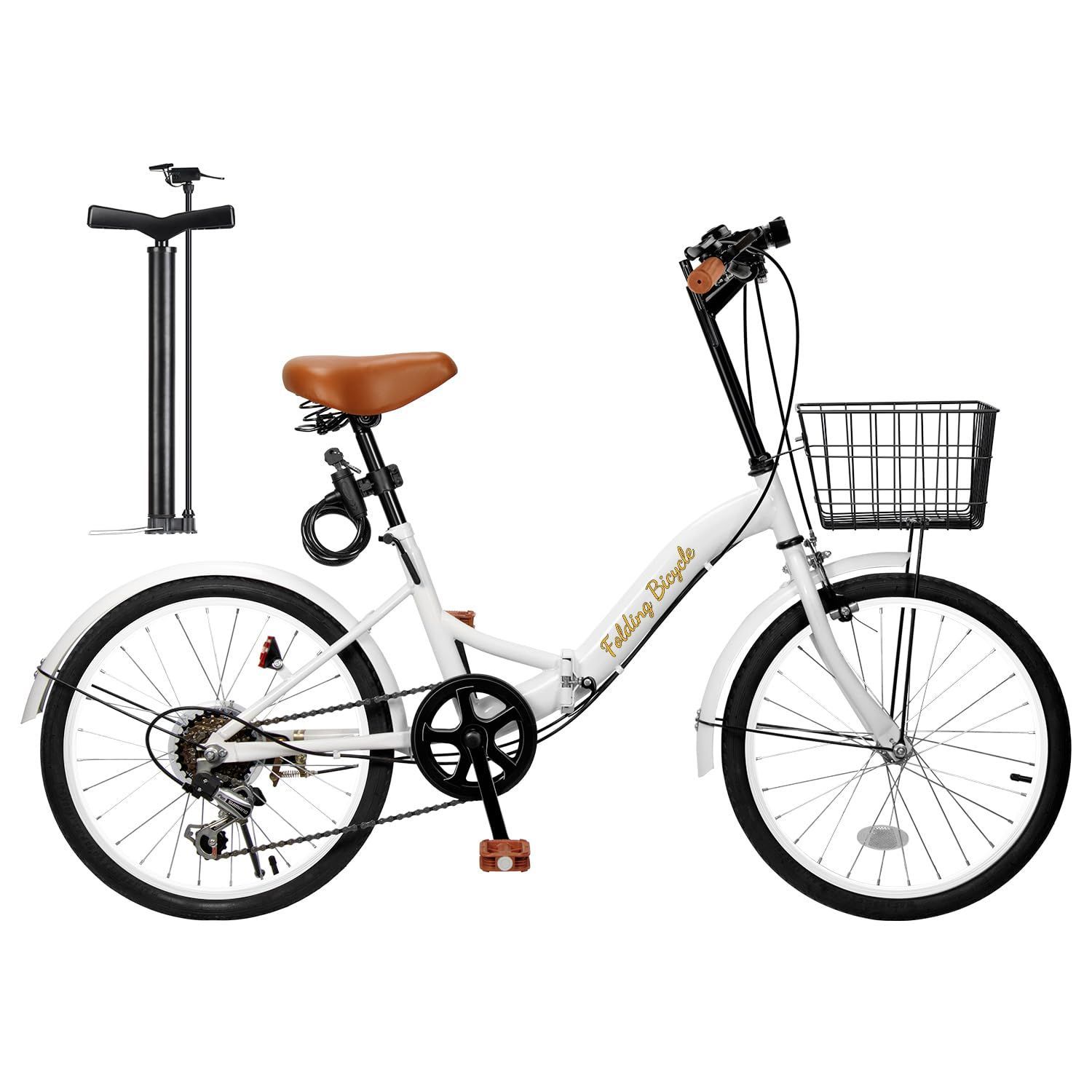 Mixiu2025年最新モデル20インチ 6段変速折高炭素鋼フレーム畳み自転車 Amazon | Mixiu 折りたたみ自転車 20インチ 軽量 素早く折畳可能 P-O8