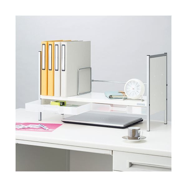 ライオン事務器デスクラック サイドパネルタイプ W672×D250×H399mm ND-7PT 1台