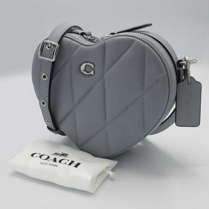 コーチ カードケース COACH デニム キルティング調 ターンロック 小物  