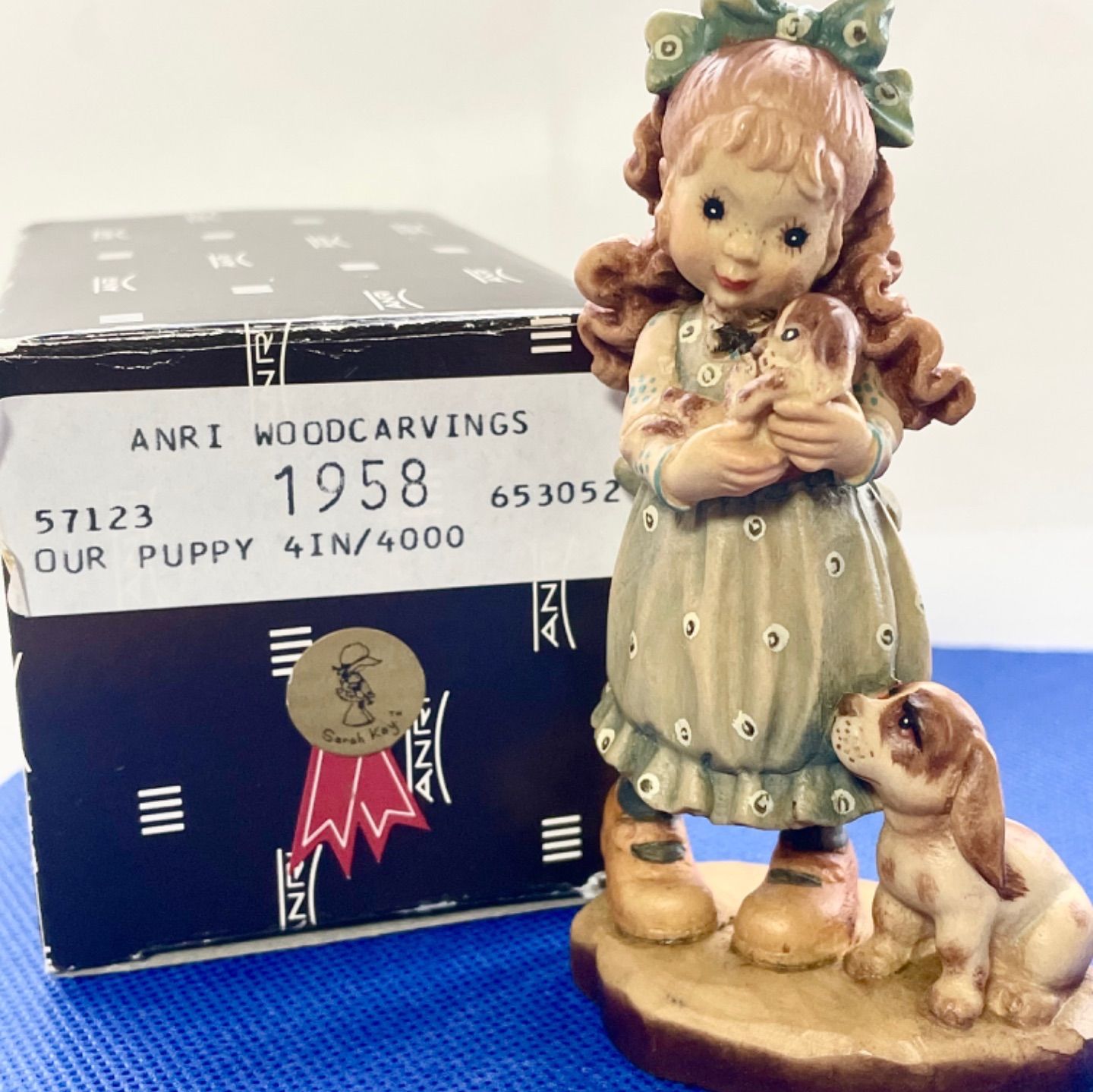 アンリ木彫人形 1958/4000 限定生産品 サラ ケイ 刻印入り 廃盤 希少 