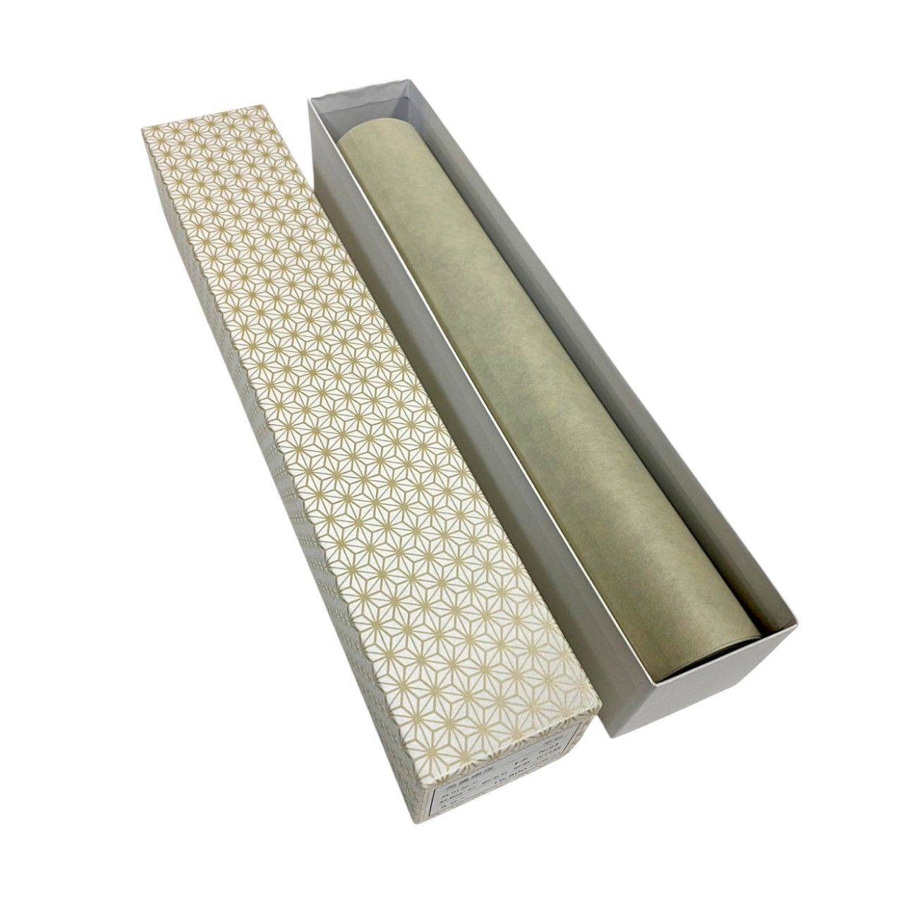 美濃雁皮 半切 水色 具引加工 5枚入 | 砂箔 古代紋 紋刷り 加工紙