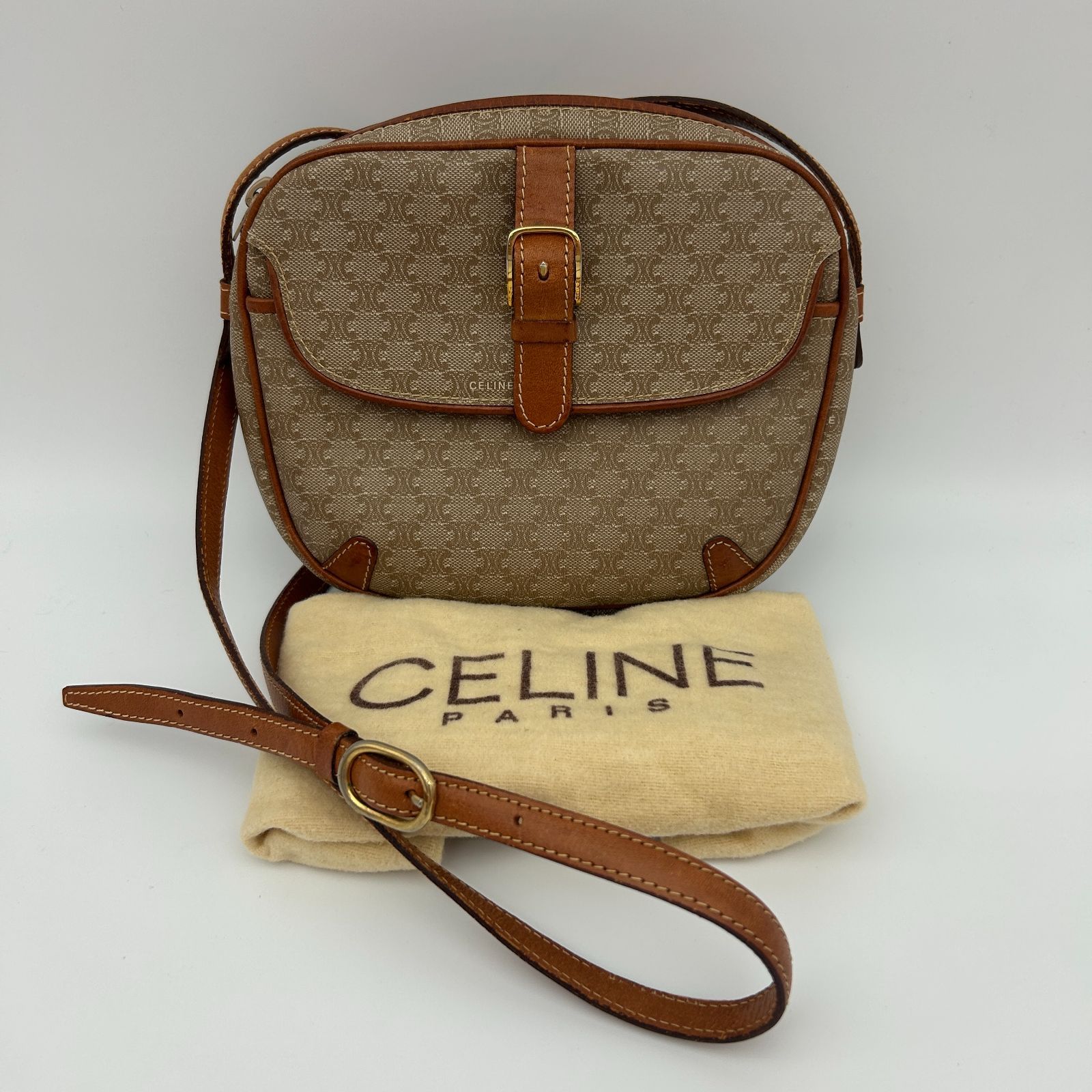 CELINE（セリーヌ）ショルダーバッグ ポシェット ホワイト