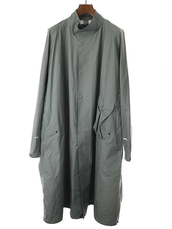 HYKE ハイク 21AW 伊勢丹別注 PERTEX MILITARY COAT ナイロン