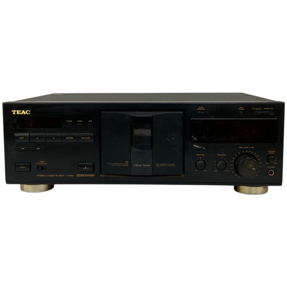 TEAC V-3010 カセットデッキ 本体 TEAC V-3010 3ヘッドカセットデッキ