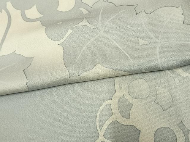 平和屋着物▽訪問着　単衣　蔦の葉文　暈し染め　正絹　逸品　AAAW1585fy 平和屋着物▽訪問着 単衣 蔦の葉文 暈し染め 正絹 逸品 AAAW1585fy