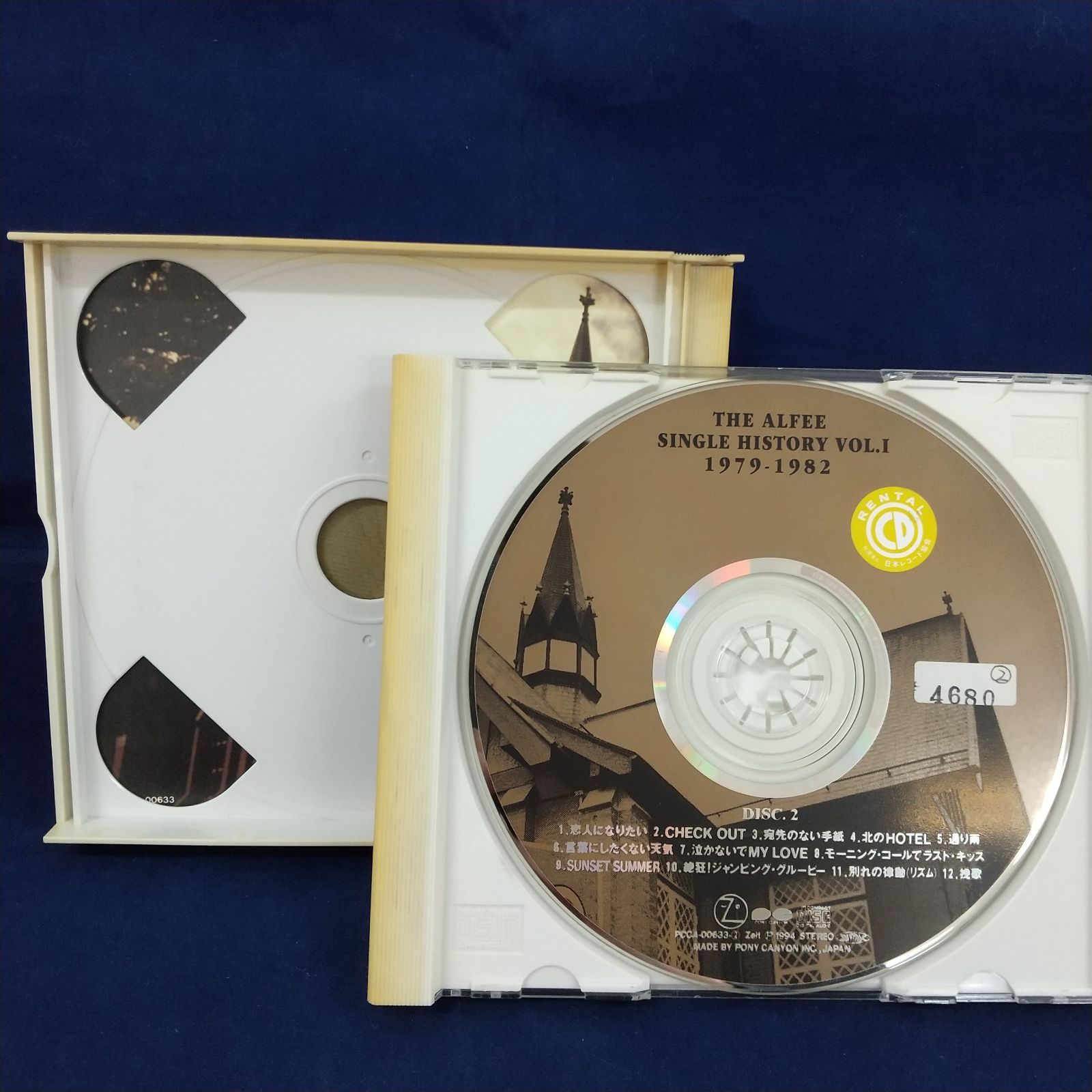 THE ALFEE alfie CD セット レンタル落ち ケース状態悪あり ポニーキャニオン 【おまけCL付】新品 ベスト・ヒットALFEE RED