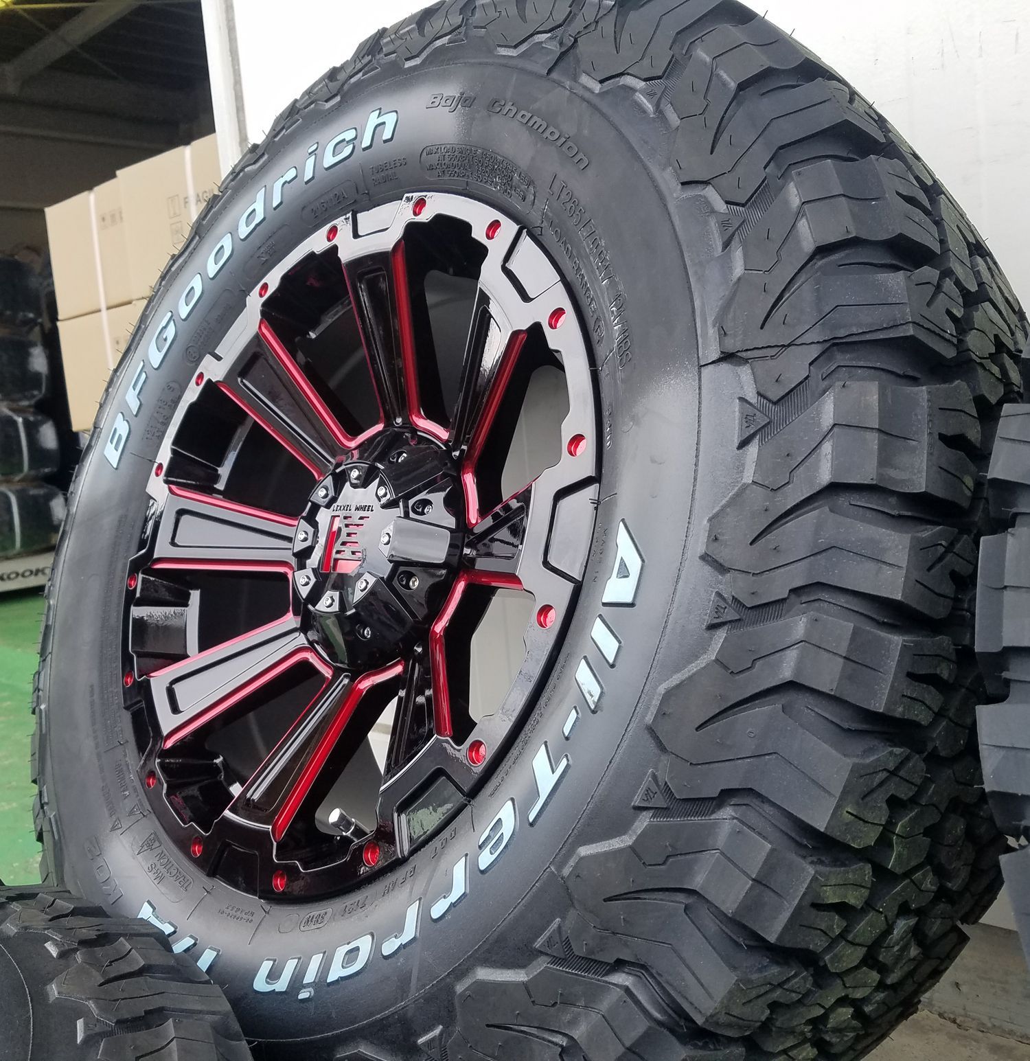 プラド ハイラックス FJ H3 タイヤホイールセット 17インチ DeathRock BF Goodrich KO2 265/65RR17  265/70R17 285/70R17 - メルカリ