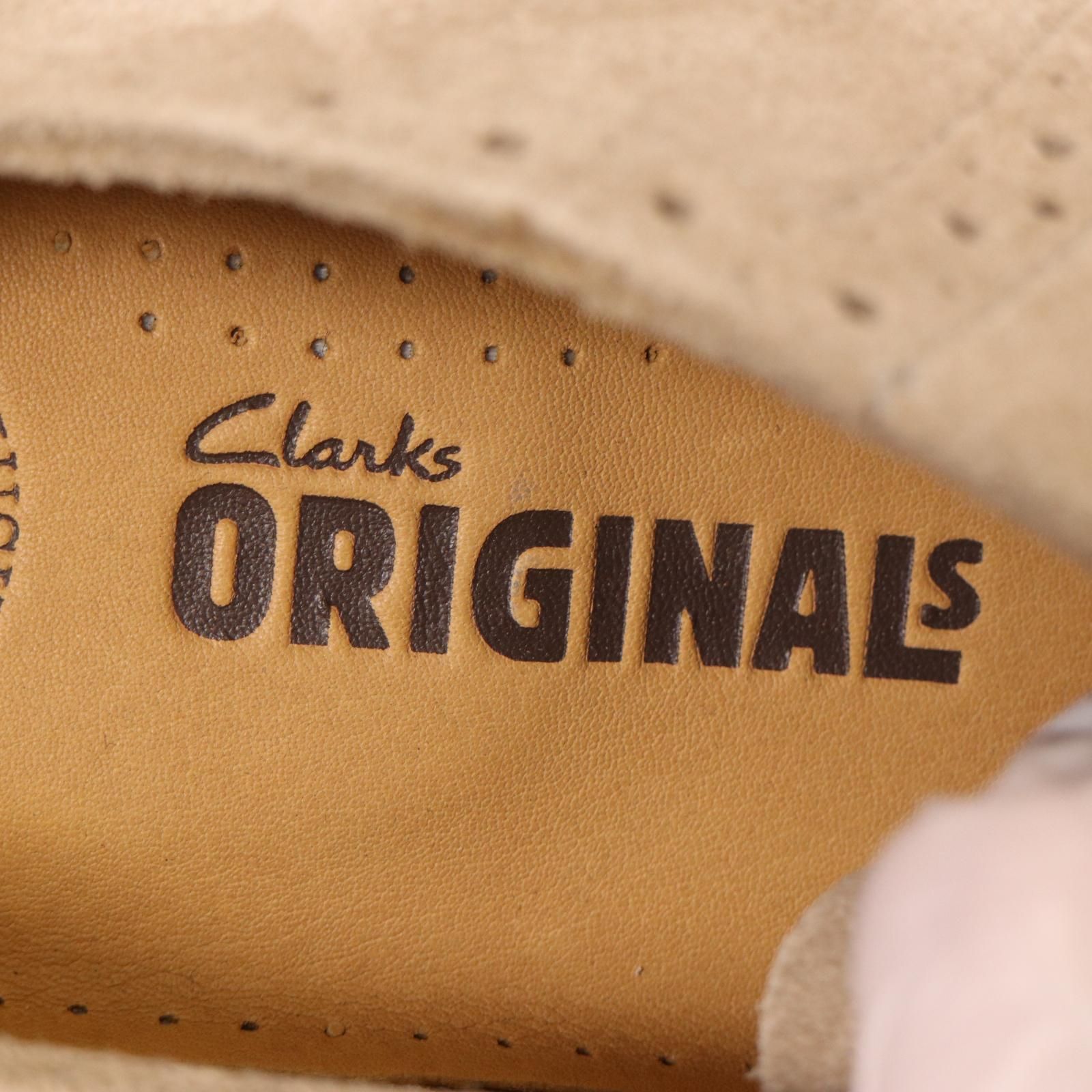 Clarks クラークス ウィングチップ ブローグ スエード シューズ ドレスシューズ 表記サイズUK8.5 F　【2406】