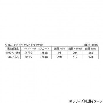 1チャンネルSDカードAHDレコーダー MT