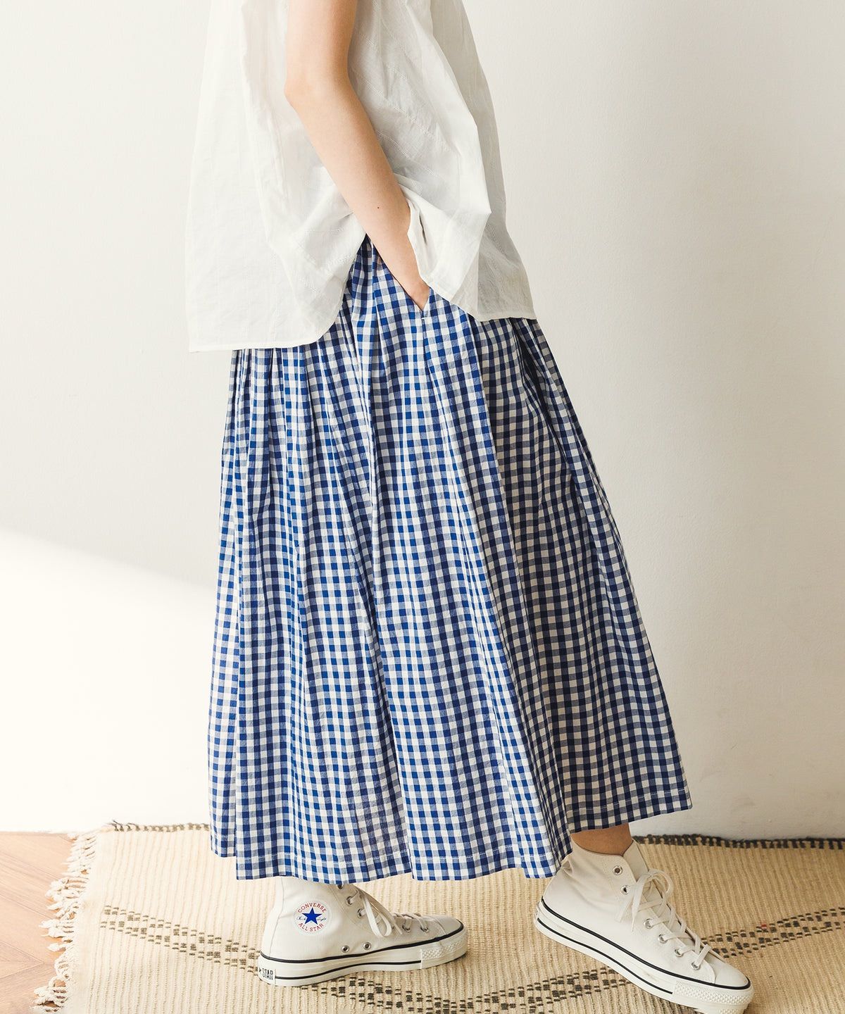 チェックフ スカート