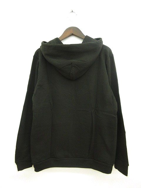 クラネオム CLANE HOMME パーカー プルオーバー 裏起毛 英字 プリント 1 黒 ブラック | y1204