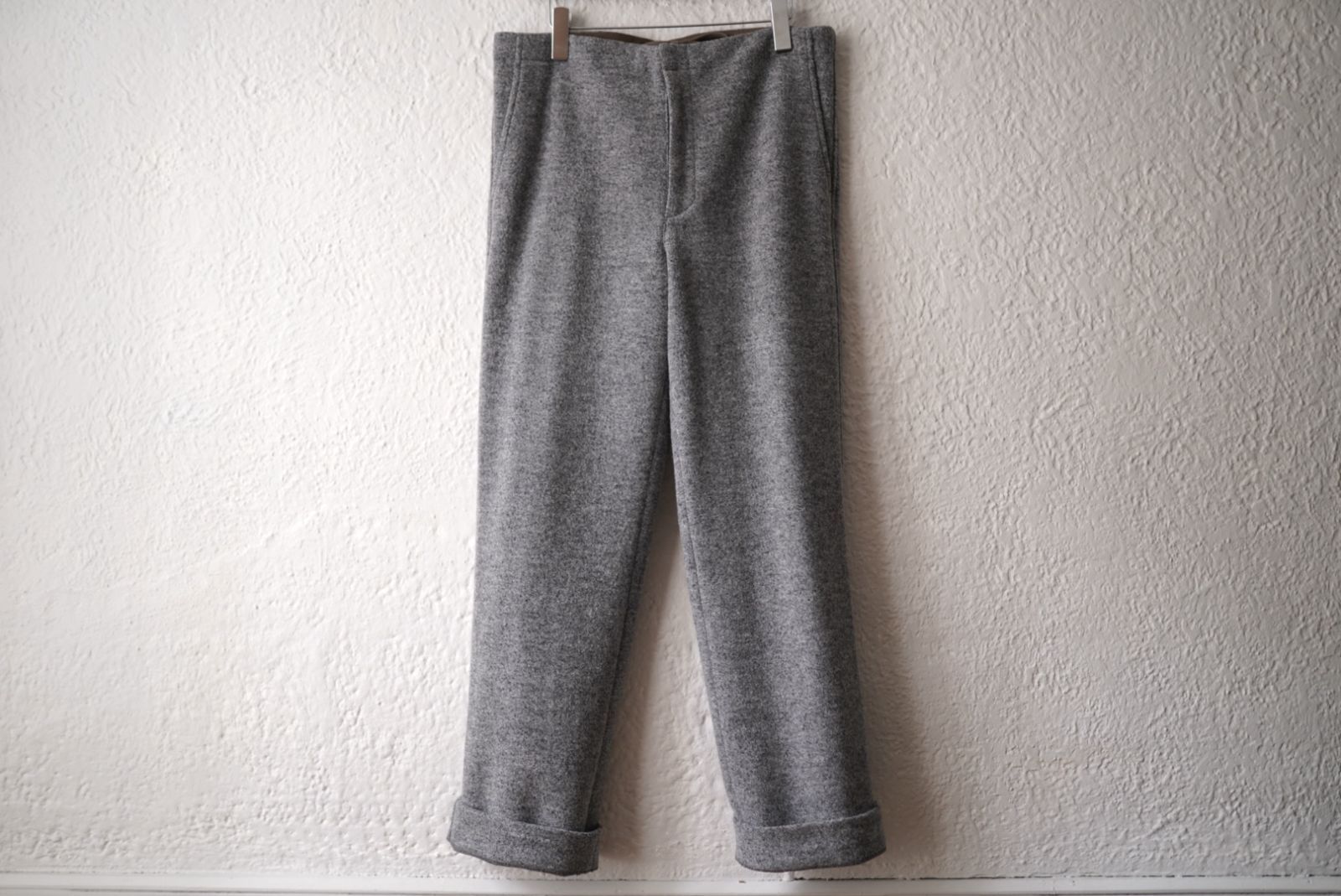 21AW Wool Ling Yarn Milled Jersey ウールイージーパンツ / AURALEE
