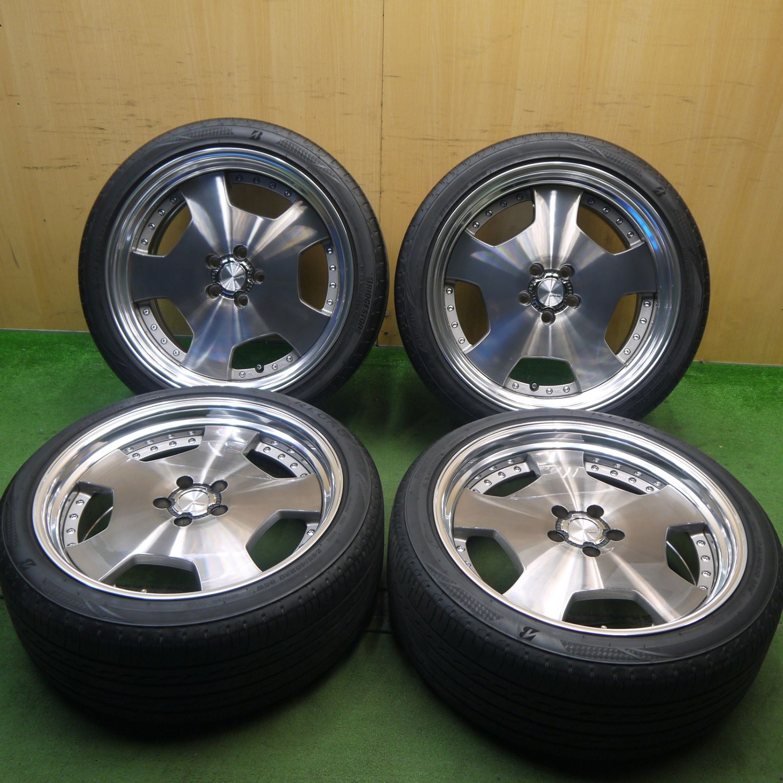 キレイ 21年 WORK LD1-SR 245|40R20 275|35R20 ブリヂストン レグノ GR-X2 ワーク 20インチ PCD114.3|5H 5100705Hノ