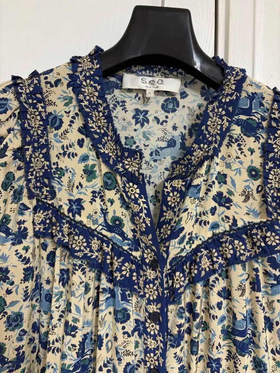 シー ニューヨーク フラワー ロングワンピース