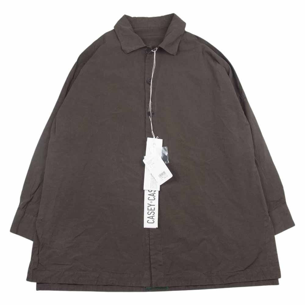 美品！CASEY CASEY ペーパーコットンシャツ グレー CASEY CASEY / Paper Long Sleeve Shirt | public