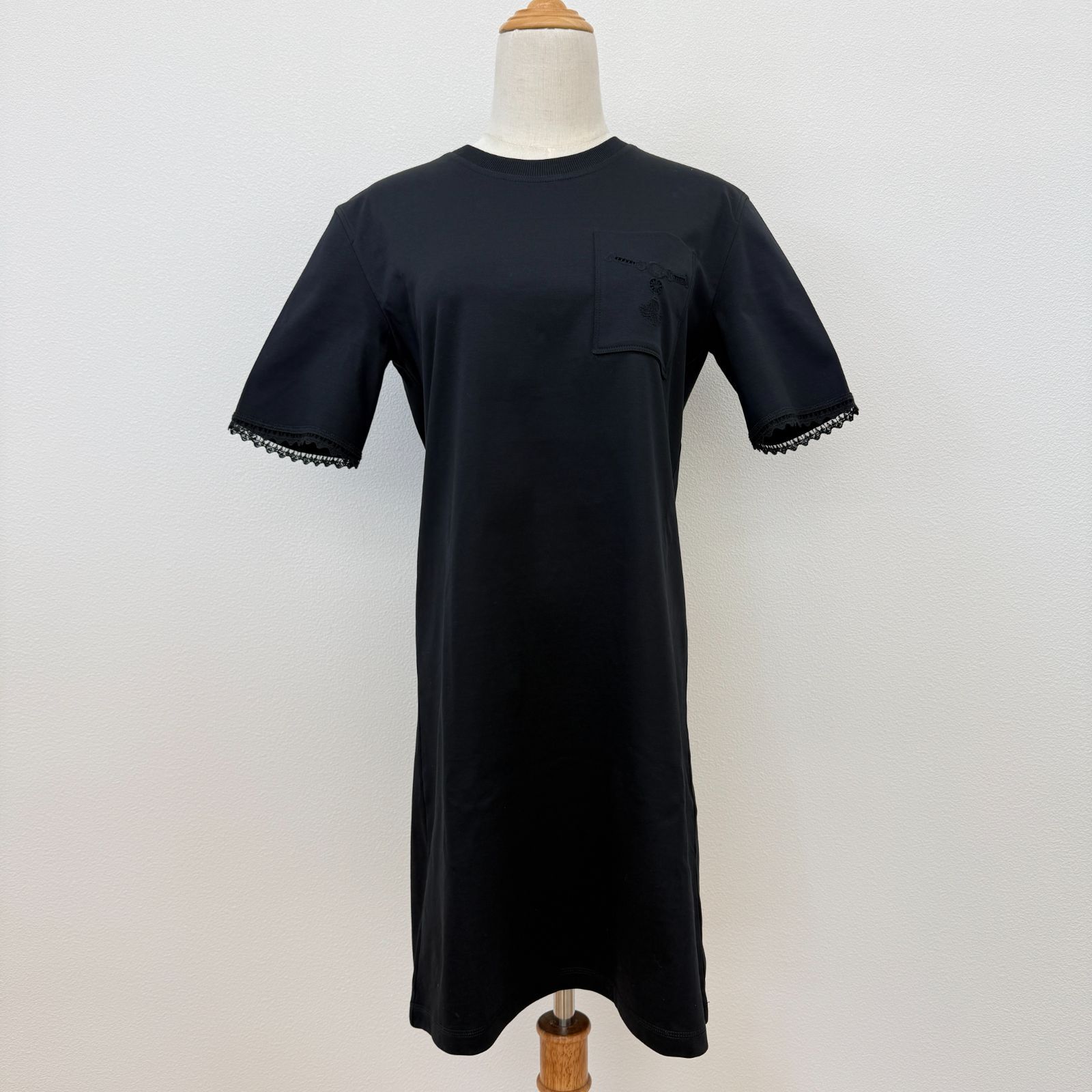 たろ⭐︎未使用エルメス34ワンピース 鑑定済み【 美品 】エルメス 《 Embroidered pocket flared