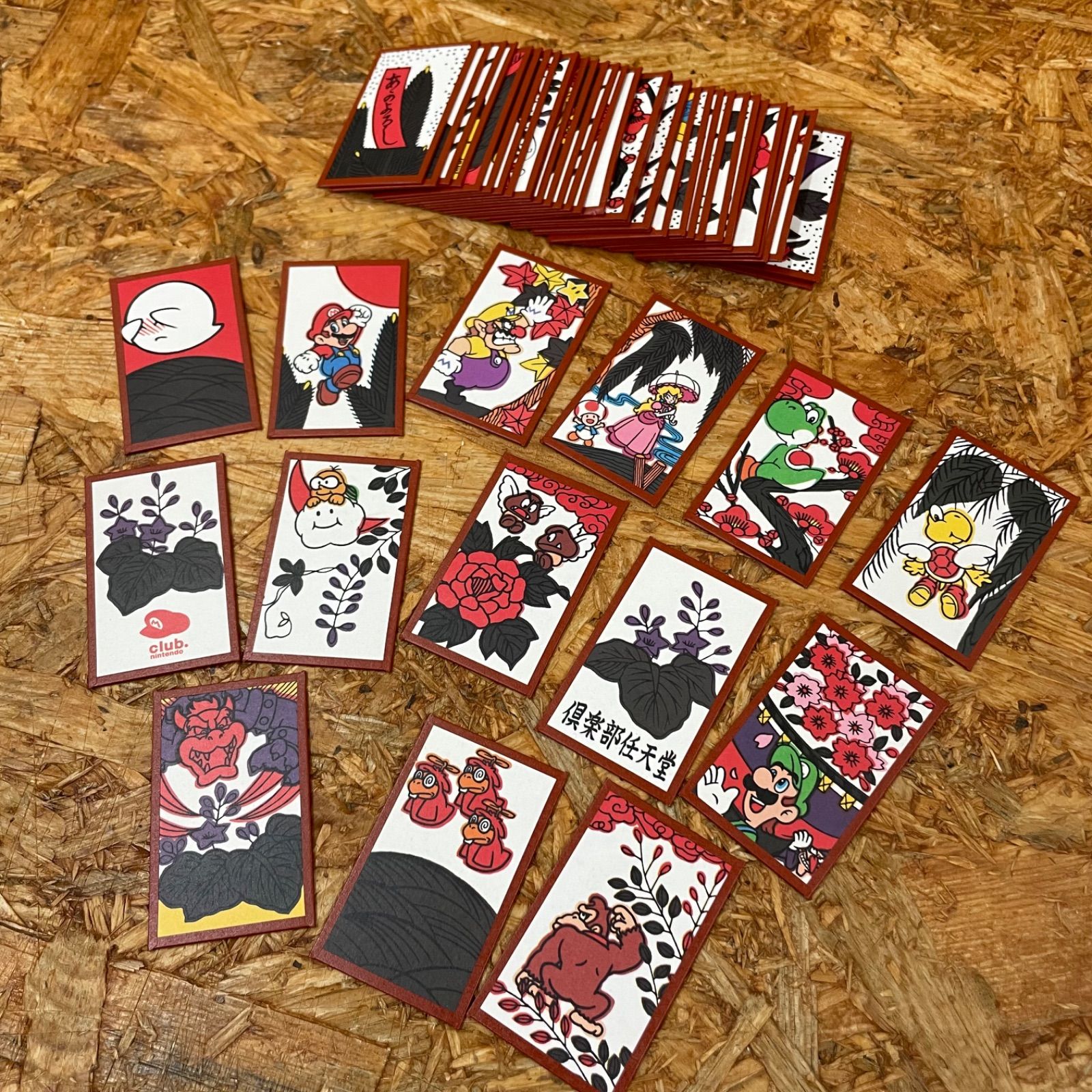 非売品 club Nintendo オリジナル スーパーマリオ花札 開封済み