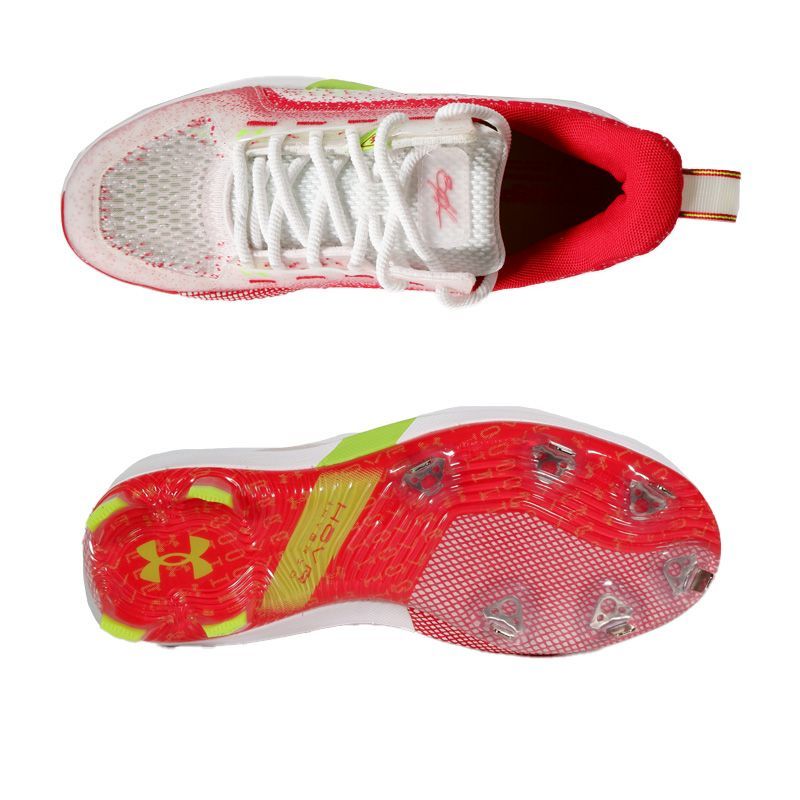 アンダーアーマー ベースボールスパイク 野球 金具 ハーパー8 ホワイト