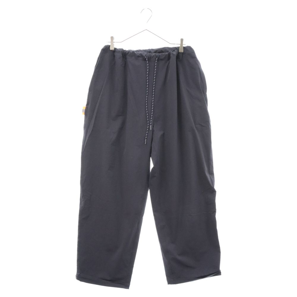 Props Store (プロップスストア) STRETCH POLYESTER TROUSERS ストレッチ ポリエステル トラウザーパンツ  ネイビー - メルカリ