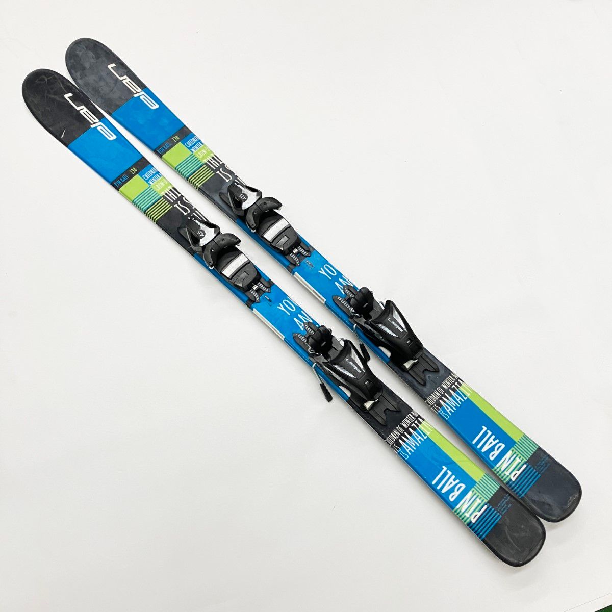 ELAN 130cm pinball ジュニア スキー板 サロモンストック付 キッズ