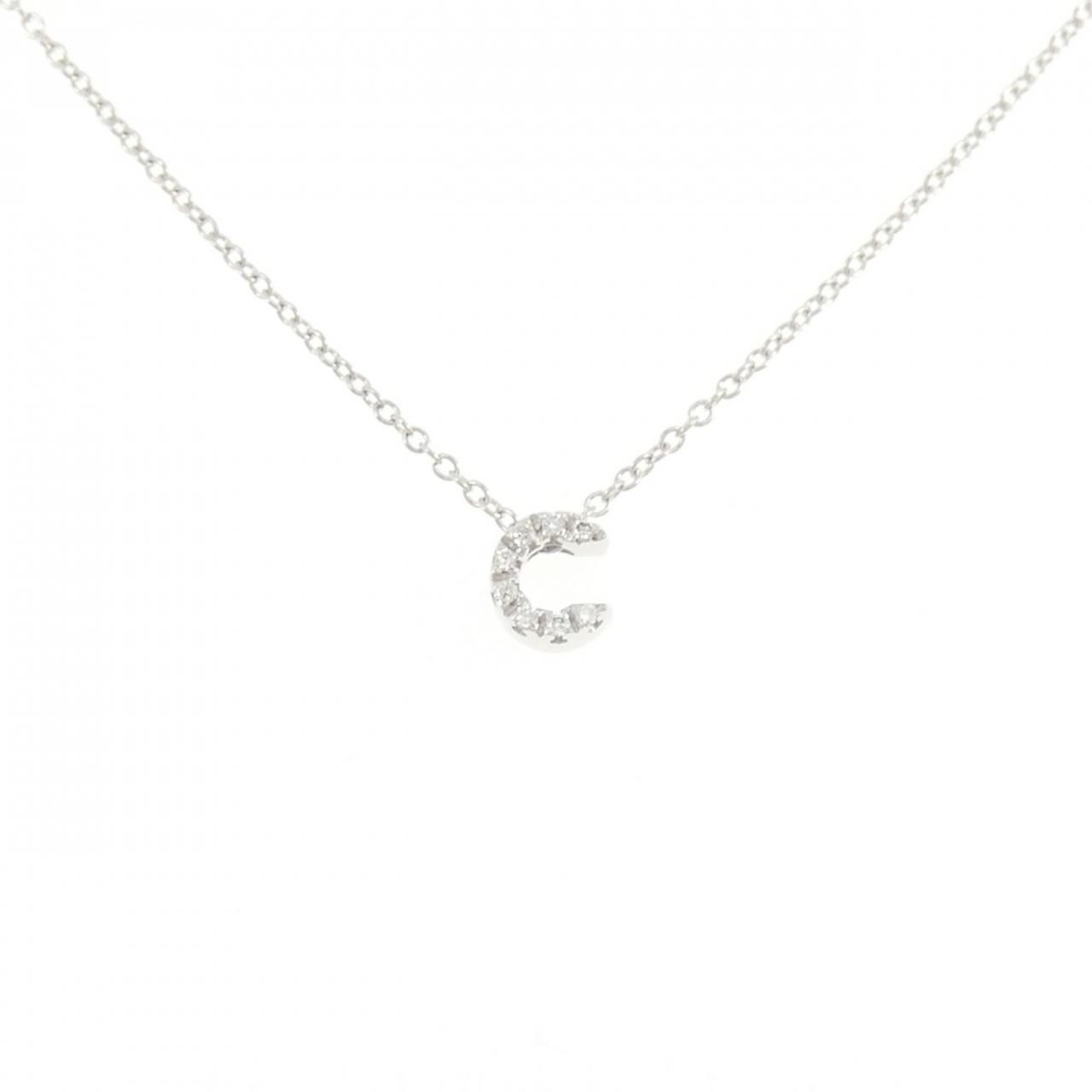 ポンテヴェキオ イニシャル ネックレス 0.04CT