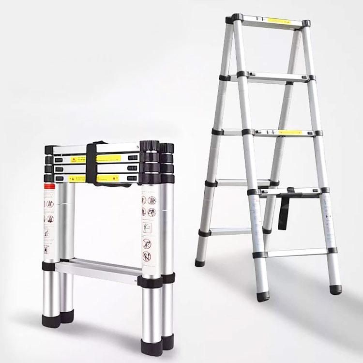 脚立 アルミ 5段 1.4m 伸縮 折りたたみ 踏み台 伸縮脚立 足場 梯子  