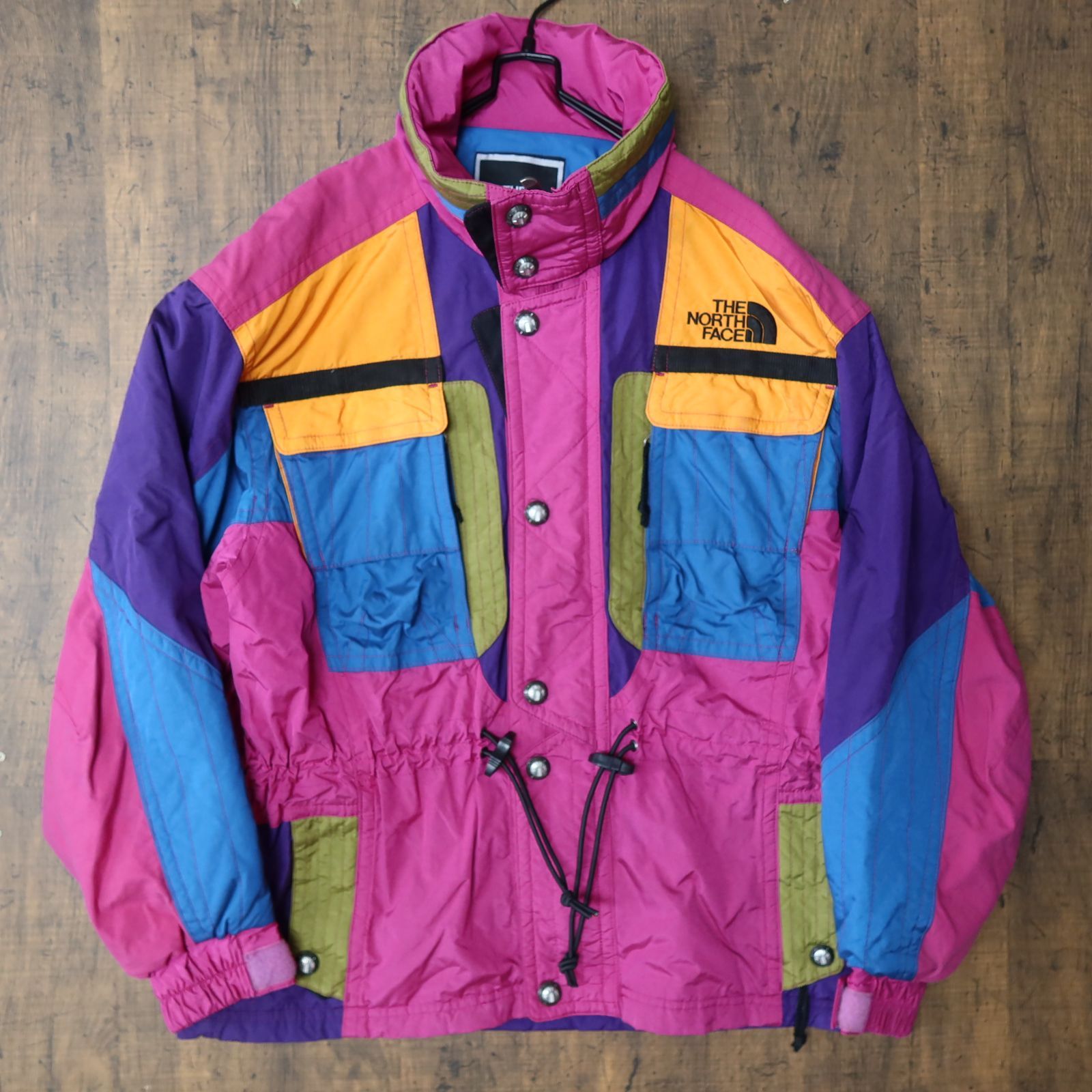 90s Vintage US古着☆THE NORTH FACE ザ ノースフェイス SKIWEAR スキーウエア SIZE S 希少 マルチカラー  90's 90年代