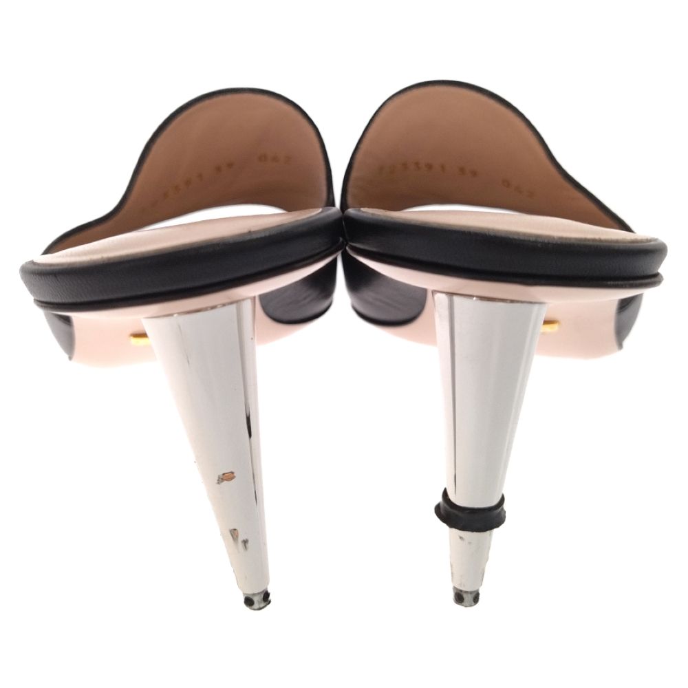 GUCCI (グッチ) GG ロゴ ブロンディ レザーサンダル 723391 GUCCI (グッチ) GG ロゴ ブロンディ スライド レザー サンダル