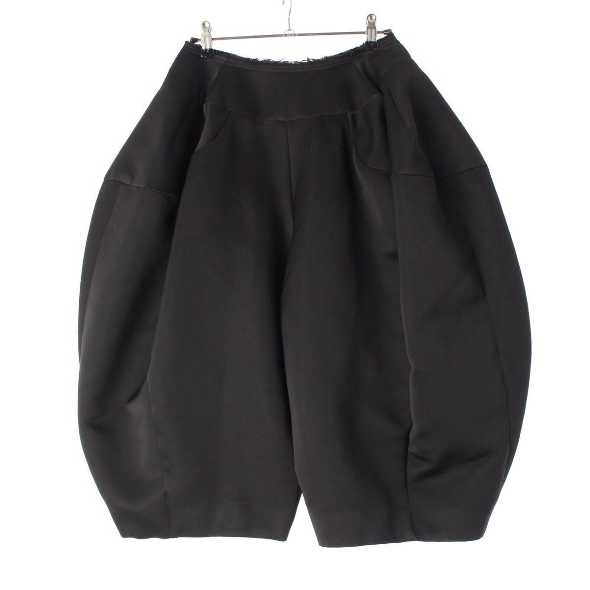 コムデギャルソン AD2025 ウエスト 断ち切り 変形 デザイン バルーン パンツ ボトムス GK-P013 ブラック XS