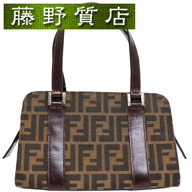 「正規品」フェンディ ハンドバッグ エナメル ブラウン ゴールド金具 FENDI - 美品 フェンディ クロコダイル ブラック ゴールド金具