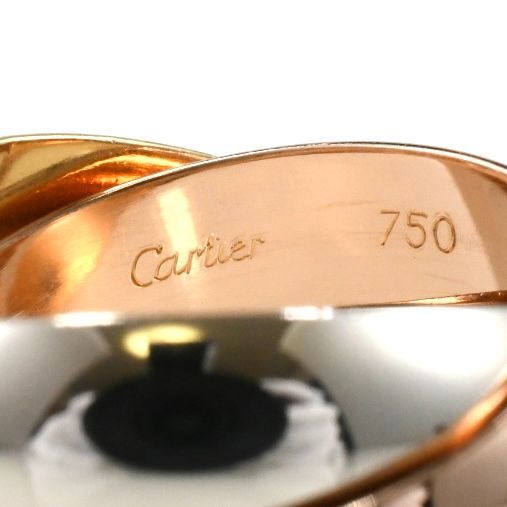 Cartier カルティエ トリニティリング XL 3連リング K18 スリー