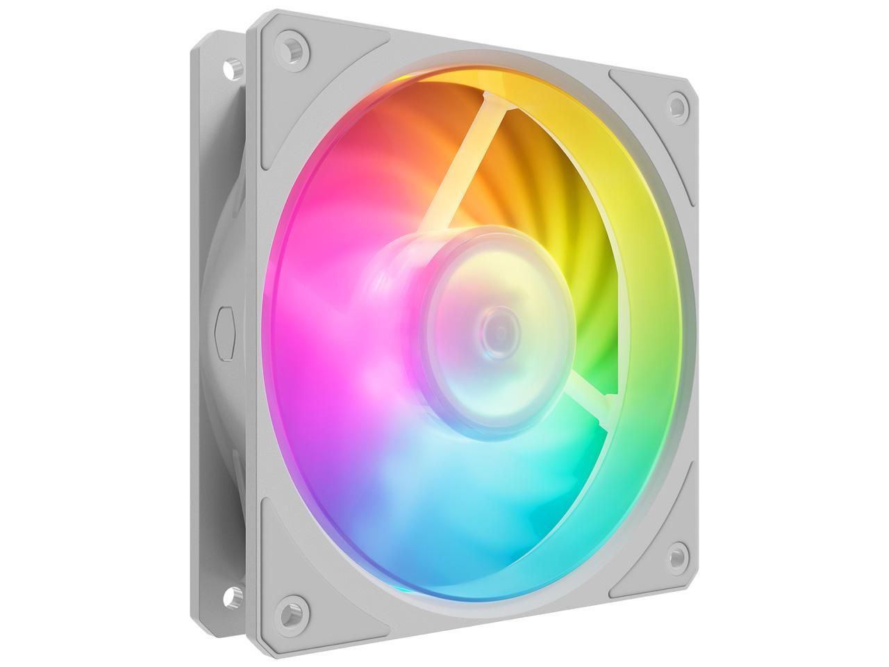 【新品・4営業日で発送】COOLER MASTER Mobius 120P ARGB White Edition (MFZ-M2DW-24NP2-R1)