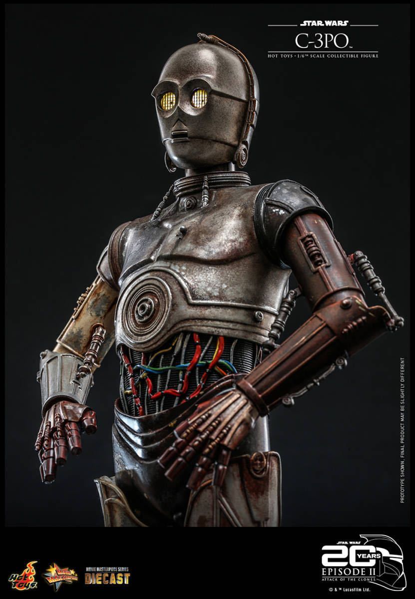 ホットトイズ 1/6 スター・ウォーズ エピソード2 C-3PO ホットトイズ 1/6 スター・ウォーズ エピソード2 クローンの攻撃