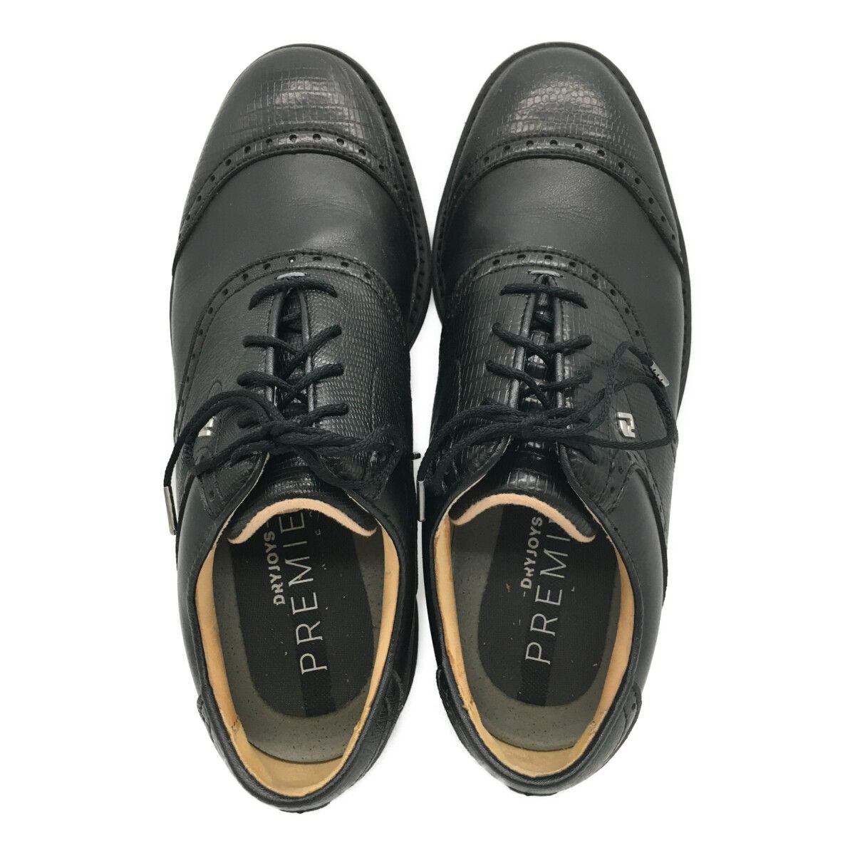 フットジョイ　DRYJOY PREMIERE ブラックゴルフシューズ　25.5 FootJoy フットジョイ ゴルフシューズ 21 DJ PREMIERE FL ドライ