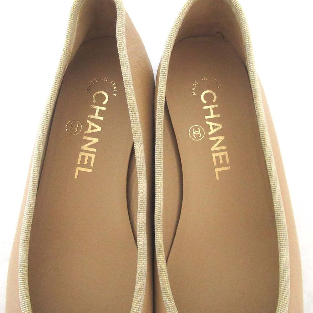 CHANEL - 美品 CHANEL シャネル ココマーク リボン バレリーナ