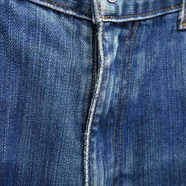 希少 BROOKS BROTHERS デニム 34 濃紺 セルビッジ USA製 コットン ストレッチ ファイブポケット ストレート デニムパンツ