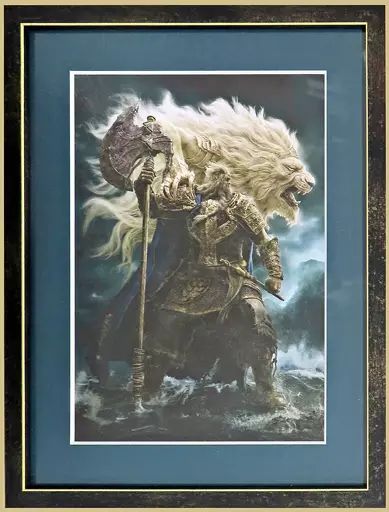 原画イラストボード 付属品付)エルデンリング ゴッドフレイ 複製原画