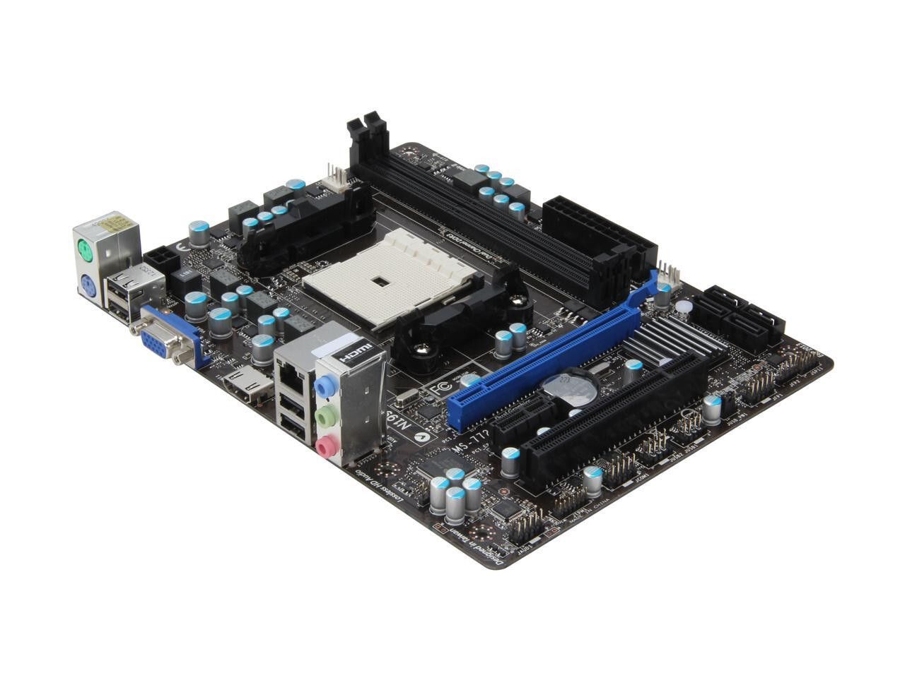 MSI FM2-A55M-E33 ソケット FM2 AMD A55 HDMI mATX マザーボード