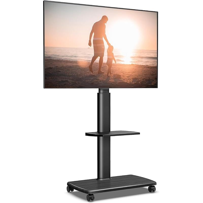 FITUEYES テレビスタンド 32～70インチテレビに対応 キャスター付き 高