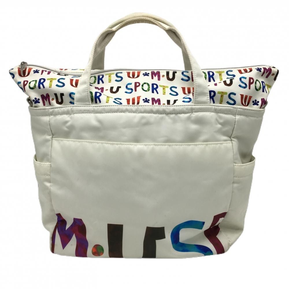 【美品】MUスポーツ　トートバッグ(アイボリー) 楽天市場】muスポーツ トートバッグの通販