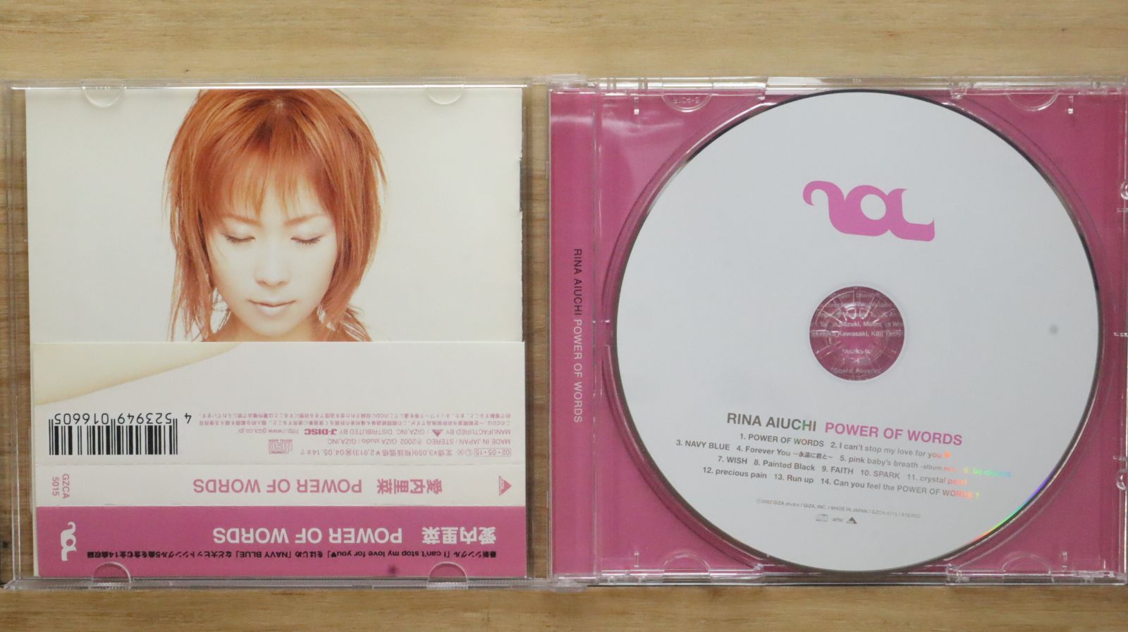 国内盤CD☆愛内里菜/RINA AIUCHI□ POWER OF WORDS 【GZCA5015