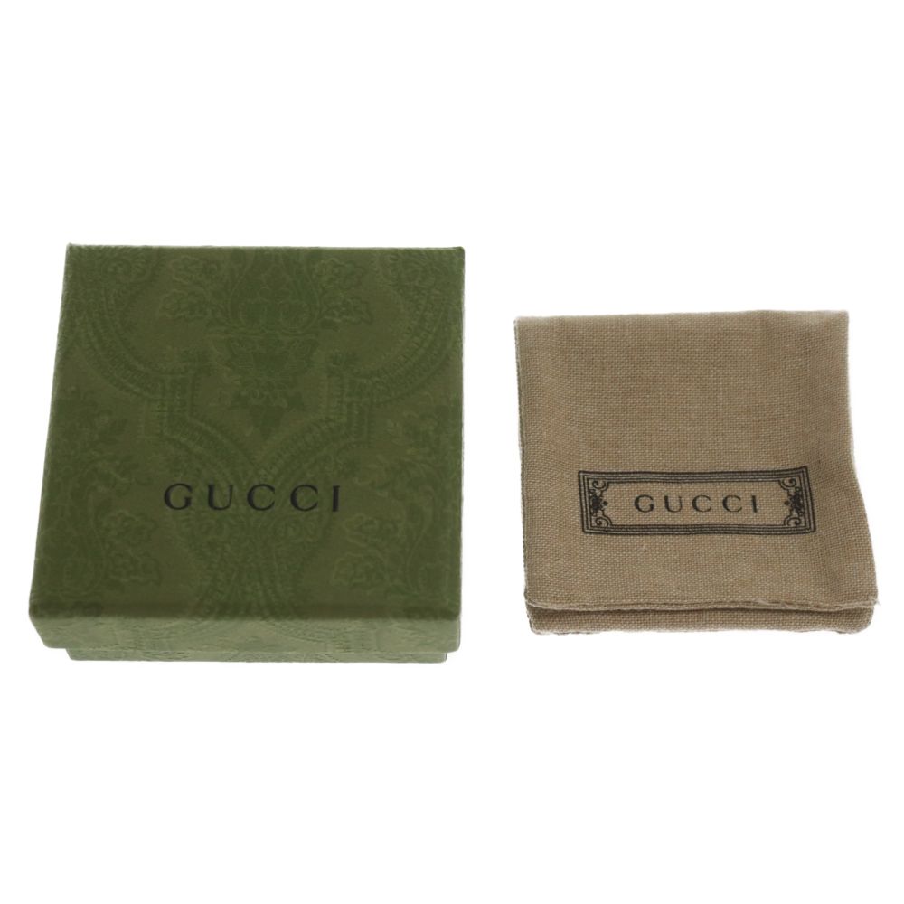 GUCCI (グッチ) タイガーヘッド付きダブルラップリング シルバー