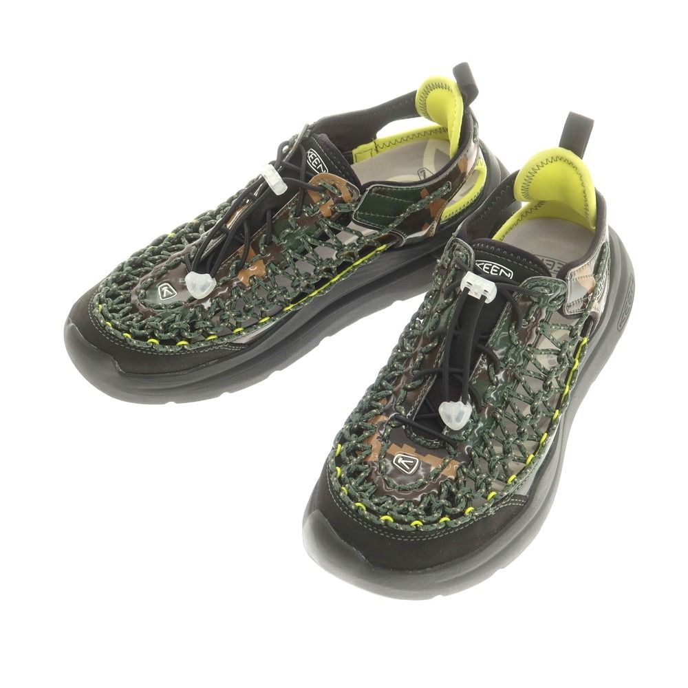 【中古】【未使用】エフエーエフ FAF × KEEN 2025年春夏 UNEEK WK サンダル グリーン【サイズ27】【メンズ】 中古】【未使用】エフエーエフ FAF × KEEN 2025年春夏 UNEEK WK