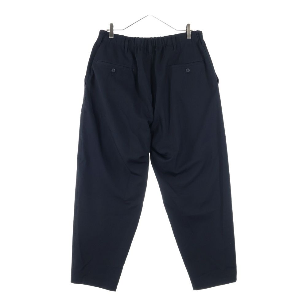 Yohji Yamamoto POUR HOMME ヨウジヤマモト プールオム WOOL DOUBLE STITCH PANTS HM-P 06-100 ウールギャバジン ロング パンツ ブラック