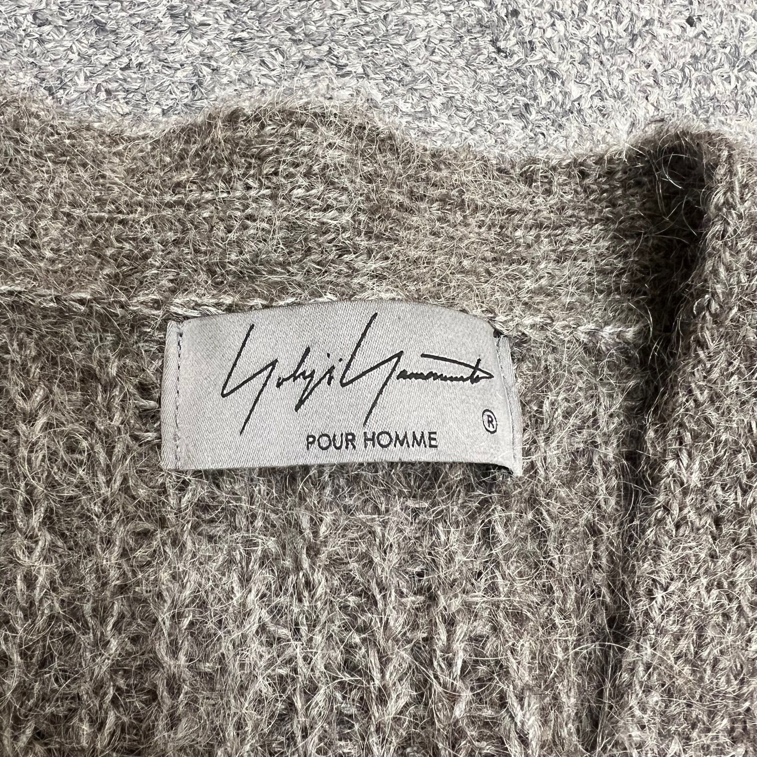 Yohji Yamamoto POUR HOMME 23AW mohair long cardigan モヘア Yohji Yamamoto POUR HOMME 23AW mohair long cardigan モヘア